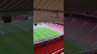 View from back row of new Anfield Road stand [upl. by Palgrave]