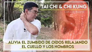 Sana los síntomas de Tinnitus relajando el CUELLO Y HOMBROS [upl. by Gamal]