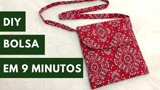 Bolsa fácil em 9 minutos  Passo a Passo MUITO FÁCIL [upl. by Yrehcaz]