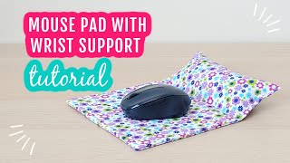 Mouse Pad With Wrist Support Tutorial sewingtutorial sewingprojects [upl. by Eivol]