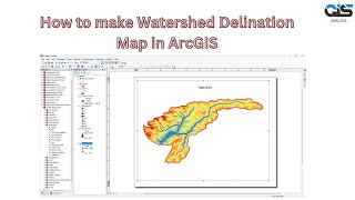 How to make Watershed Delineation Map in ArcGIS  ArcMap  GIS Analysis  Spatial Analysis [upl. by Assiral]