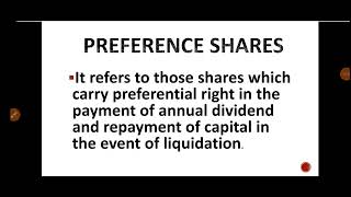 share capital  EQUITY SHARES  PREFERENCE SHARES [upl. by Raddi]