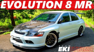 ORIGINAL MITSUBISHI EVO 8 MR DARI TEAM EKITOYAMA DIMODIFIKASI JADI MAKIN GANTENG [upl. by Enyale927]