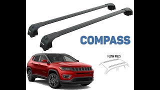 Jeep Compass Roof Rack Cross Bar [upl. by Arec922]