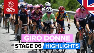 Lone Winner Emerges Once More  Giro Donne 2023 Highlights  Stage 6 [upl. by Amzaj152]