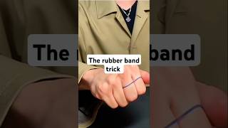 Rubber band magic trick tutorial shorts viralvideo viral trending trend art magic tricks [upl. by Buehrer]