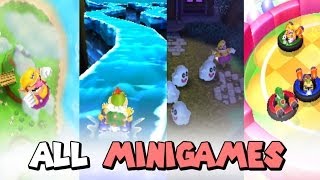 Mario Party Island Tour  ALL Minigames PART 3 [upl. by Zilla]