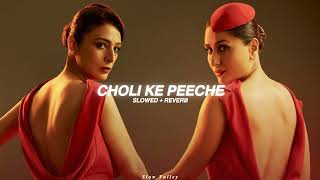 Choli Ke Peeche Slowed  Reverb  Diljit Dosanjh [upl. by Marilou616]