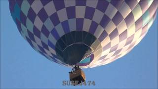 BALLON DIRIGEABLE AUDESSUS DE COLMAR  30 JUIN 2015 [upl. by Dnomsaj]