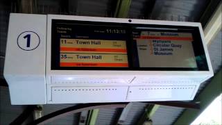 CityRail Service Cancellation Announcement and Notification on Passenger Information Display [upl. by Cavill396]