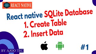 React native SQLite Database  in Hindi [upl. by Chrisy598]