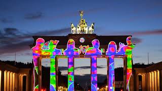 20 Festival of Lights 2024  Brandenburger Tor berlin [upl. by Anawat17]