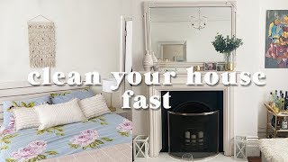 How to clean your house FAST Clean your home in under an hour [upl. by Nodlehs737]