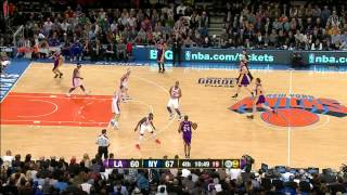 02 10 2012 Lakers vs Knicks Kobe Bryant Highlights [upl. by Enyal]