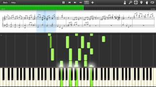 Dark City Treno  Final Fantasy IX Piano Collection  Synthesia Sheet Music [upl. by Daveen]