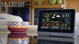 WiFi Professional Weather Station with AccuWeather Forecast [upl. by Retha]