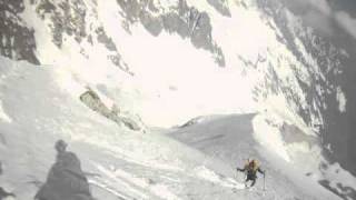 Aiguille de lAmone  52 E4  snowboard [upl. by Nnylsia]