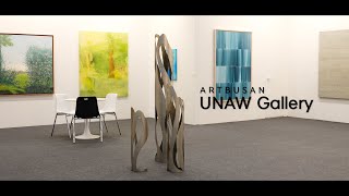 UNAW Gallery at ART BUSAN 2024 Installation [upl. by Ainaled622]