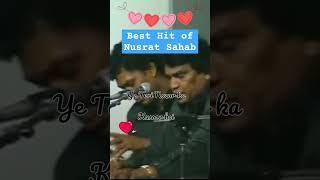 🥰🥰Best Hit of Nusrat Sahab  Ye jo halka halka suroor hai shorts qawwali lyrics [upl. by Aivekal]