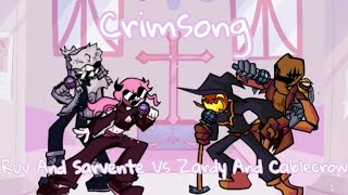 CrimsongRuv And Sarvente Vs Zardy And Cablecrow 🎶🎵Friday Night Funkin🎵🎶  FNF REQUEST [upl. by Septima]