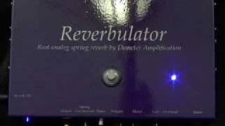 Demeter Reverbulator Spring Reverb pedal [upl. by Kohl]