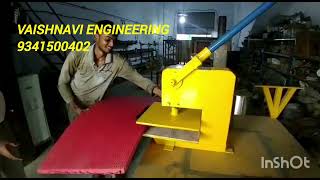 Manual Slipper Making Machine  Hawai Chappal Banane Ki Machine  Slipper Machine ranchijharkhand [upl. by Holtz]