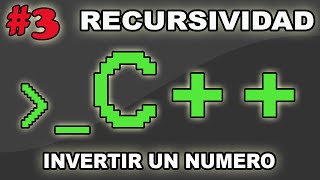 RECURSIVIDAD INVERTIR UN NUMERO EN C [upl. by Isidore]