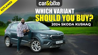 2024 Skoda Kushaq Variants Explained Which one offers the most value [upl. by Helfant]