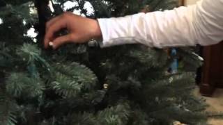 Super easy way to fix your GE prelit Christmas trees dead light strand [upl. by Yerac]