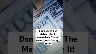 Dont Leave The MatrixUse It [upl. by Spatola]