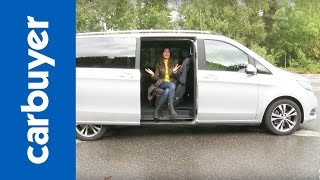 Mercedes VClass MPV review  Carbuyer [upl. by Conlen980]