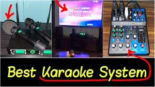 ✅Best Karaoke System for Home Party  Wireless Microphones  Mixer  Free Songs for Multiple Singers [upl. by Romelda358]