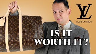 Louis Vuitton Duffle Bag Is It Worth It  Luxury LV Keepall Bag Review [upl. by Heisel323]