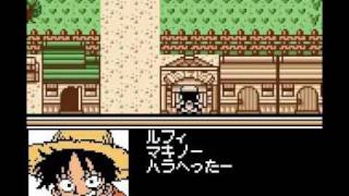 Game Boy Color  From TV Animation  One Piece Yume no Lufy Kaizokudan Tanjou JPN [upl. by Audre]