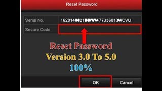 Reset Password Hikvision DVRNVR Working 100 [upl. by Atikel]