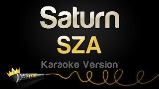 SZA  Saturn Karaoke Version [upl. by Renaldo]