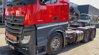 MJC  MercedesBenzActros 3363 6x4 RETARDER  68T  PTO HYDR  BIG AXLES HUB REDUCTION  AP ACHSEN [upl. by Aowda995]