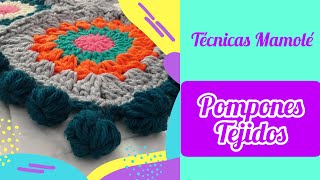 Pompones Tejidos a Crochet [upl. by Roshelle]