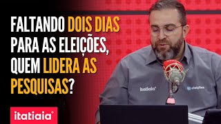 ÚLTIMA PESQUISA SOBRE AS ELEIÇÕES MOSTRA QUEM LIDERA A INTENÇÃO DE VOTO NOS DIAS PRÓXIMOS A ELEIÇÃO [upl. by Aihsal]