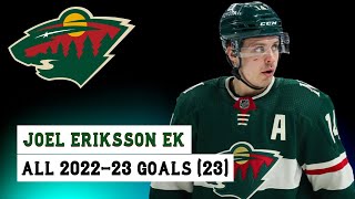 Joel Eriksson Ek 14 All 23 Goals of the 202223 NHL Season [upl. by Aneras]