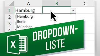 DropdownListen in Excel erstellen  Auswahlliste mit DropdownMenü erstellen [upl. by Wit258]