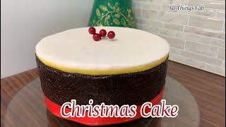 Christmas Cake Recipe  How to make a very Moist Christmas Fruit Cake  Megshaws Kitchen [upl. by Delastre]