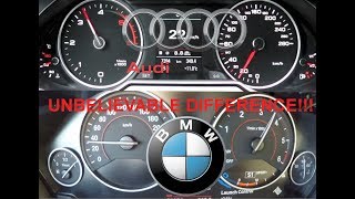 AUDI A4 2014 30 TDI VS BMW 330D F31 [upl. by Gascony659]