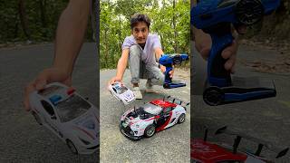 Big two remote control racing car with police car testing 🚓 🔥 [upl. by Abeu]