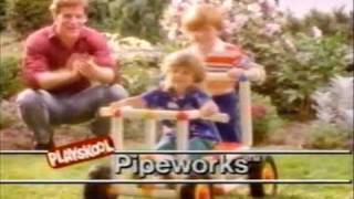 Playskool Pipeworks Commercial 1988 [upl. by Melia144]