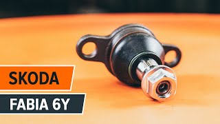 REMPLACEMENT DES ROTULE DE SUSPENSION SKODA FABIA 6Y TUTORIEL  AUTODOC [upl. by Tiloine997]