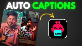 🤯 Best Automatic Captions App For ReelsShorts Video [upl. by Yecak408]