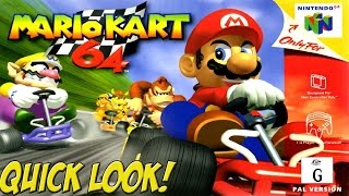 N64 Mario Kart 64 Quick Look  YoVideogames [upl. by Martsen406]