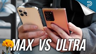 iPhone 12 Pro Max vs Galaxy Note 20 Ultra  Youd Be Surprised [upl. by Gerrie132]