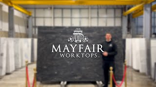 Mayfair Worktops Black Storm Leather [upl. by Orrocos]